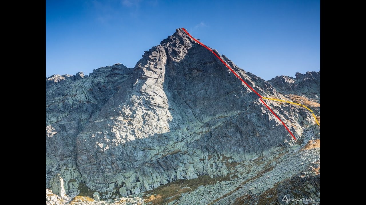 Free solo Wołowa Turnia-droga Świerza III