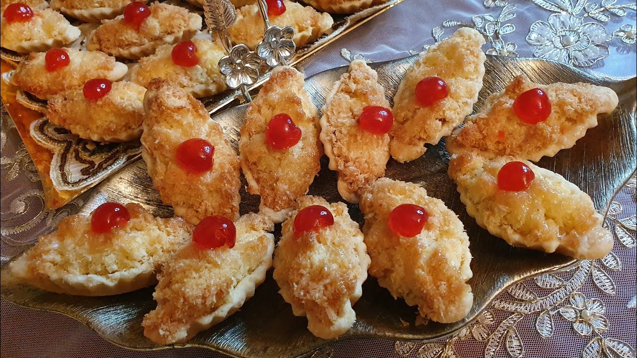 باركات جوز الهند barquettes خفاف و بنان#حلويات العيد