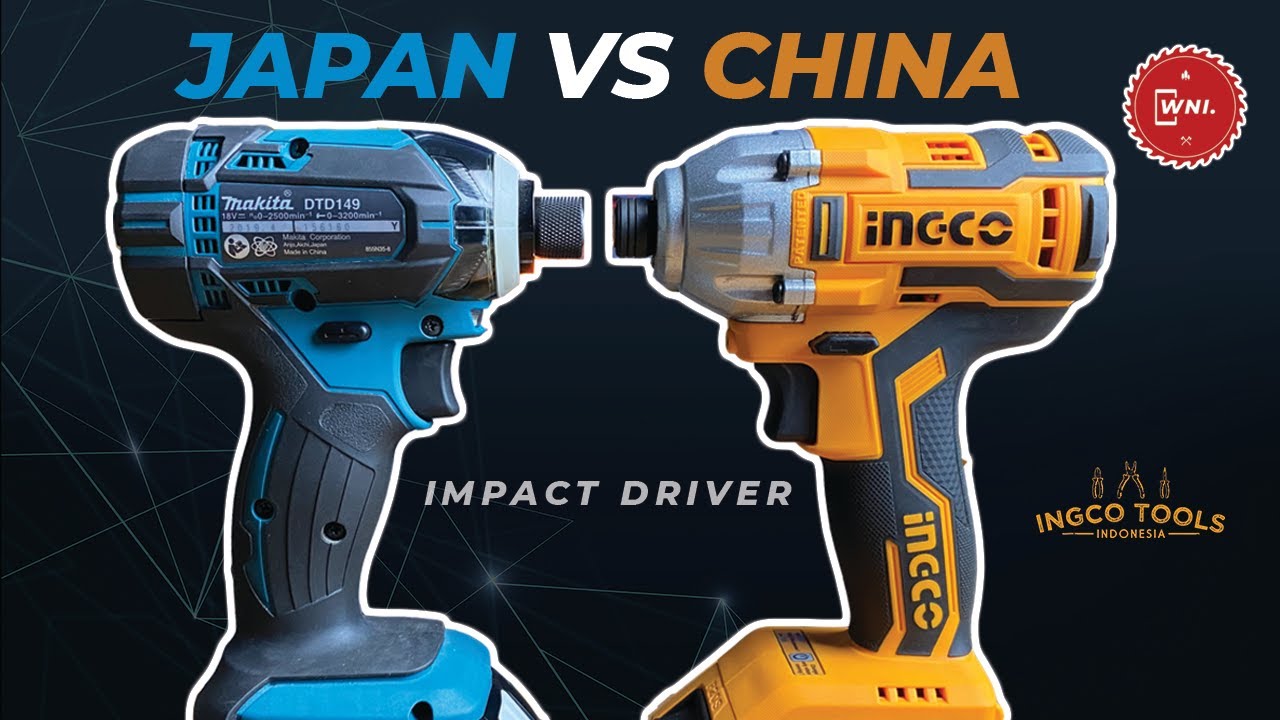 ADU Kekuatan | Makita dtd 149 vs ingco cirli 2002 | cordless impact driver 18 volt