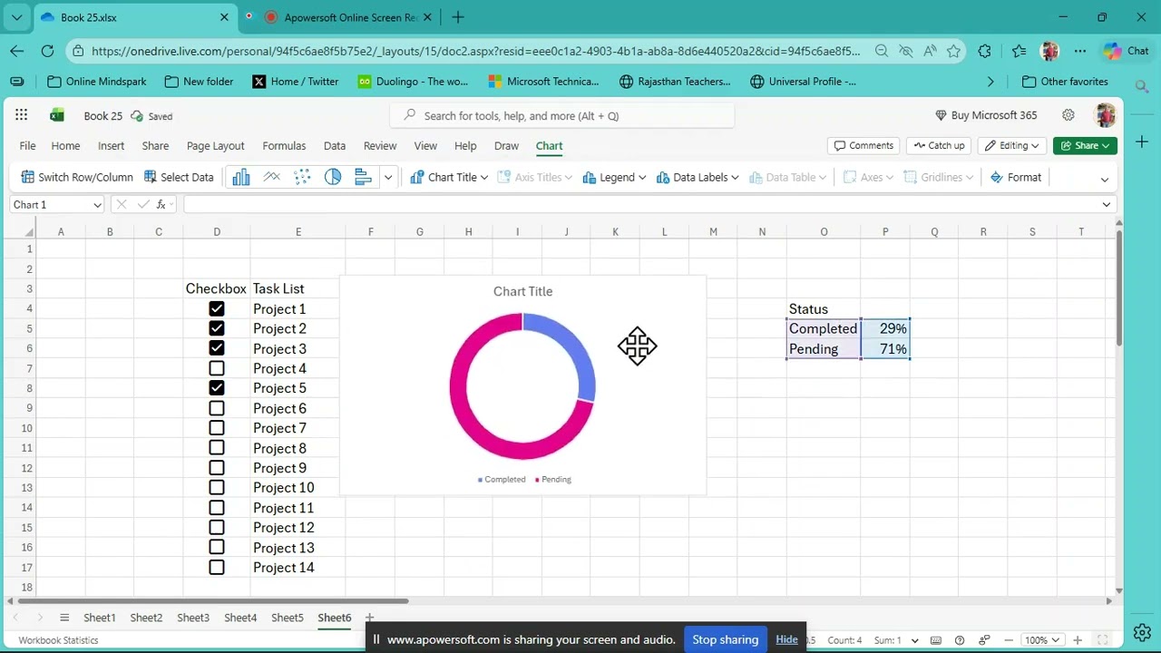 Part-567: Create Interactive Doughnut Chart in excel step by step