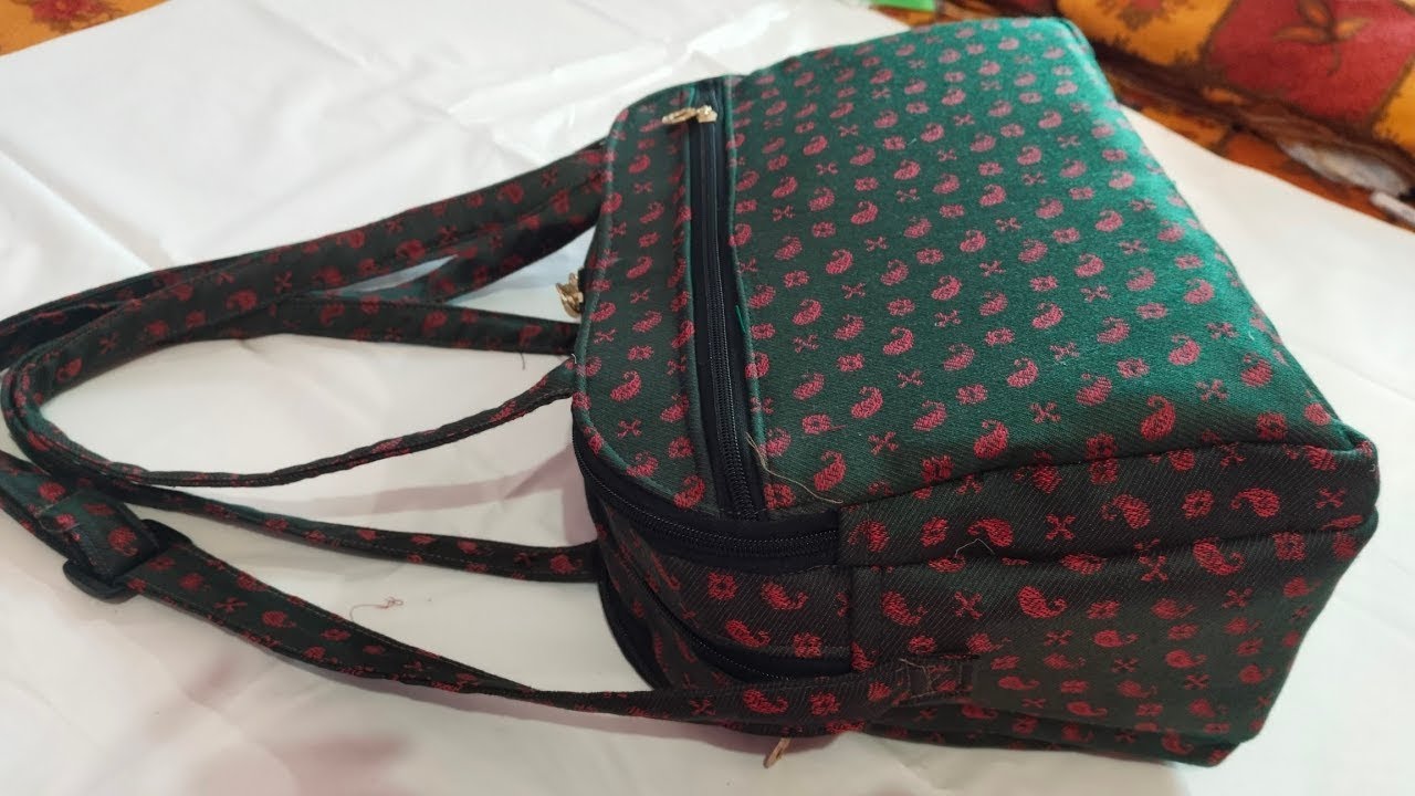 Highly recommended designer handbag / sling bag / cross body bag cutting and stitching tutorial