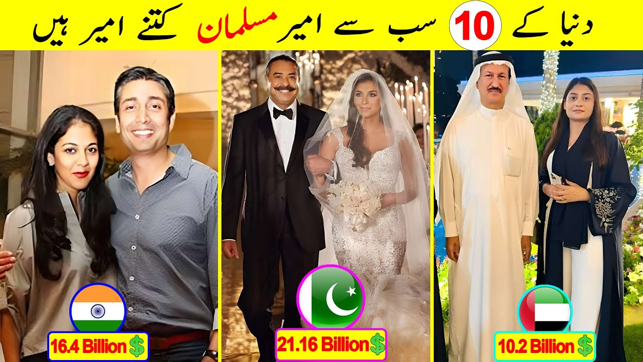 10 Richest Muslims in the World  & their Businesses | Top 10 Weathiest Mulims in the Wolrd