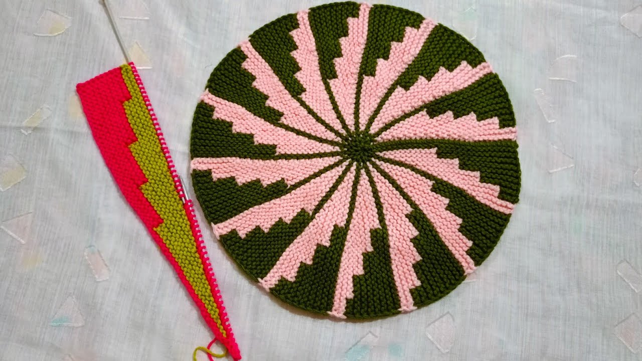 अब आप 60 फंदों से बनाएं इस पायदान को | Beautiful & Viral Knitting Doormat