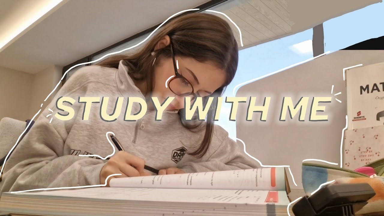 STUDY WITH ME || kütüphanede 1 saat ders çalışalım, ortam sesi #yks2025 | no music, no break
