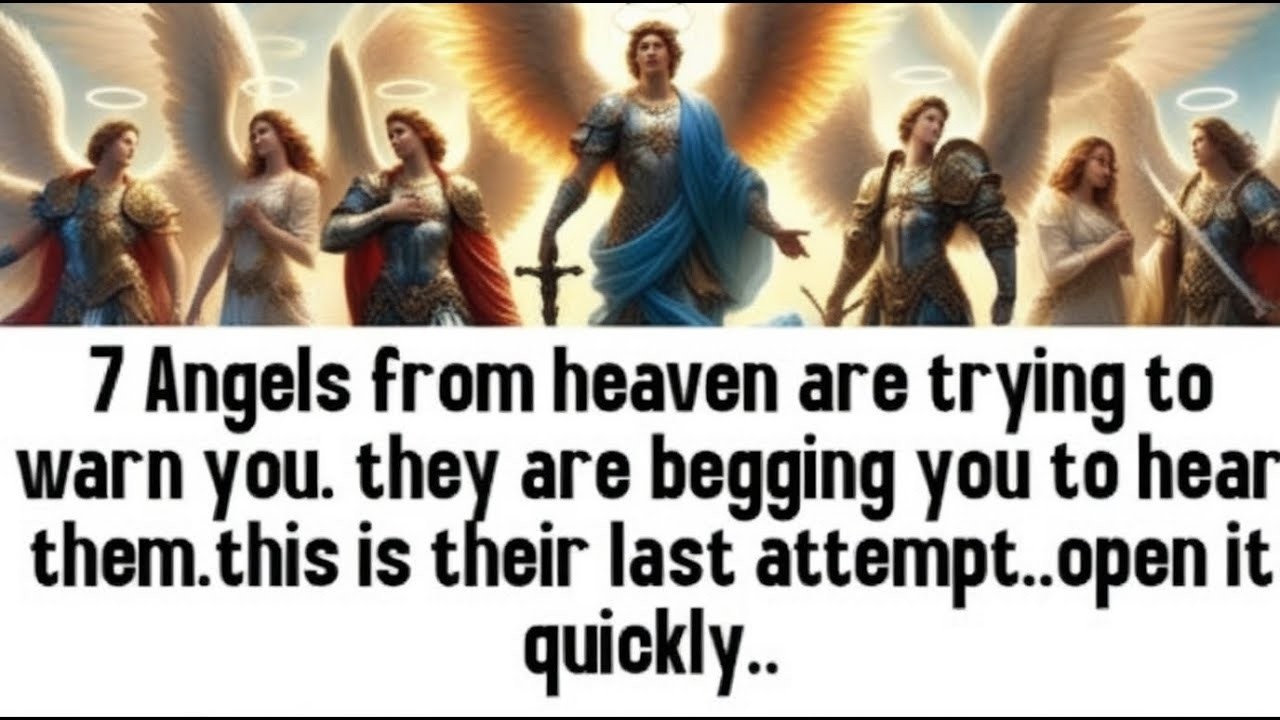 💸 angels from heaven are trying to warn you. they are begging you to hear them.this is their last..
