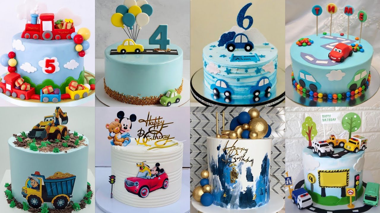 🎂Birthday Cake/Baby Boy Cake Design/Birthday Cake Ideas For Baby Boy/Happy Birthday Cake Design#cake
