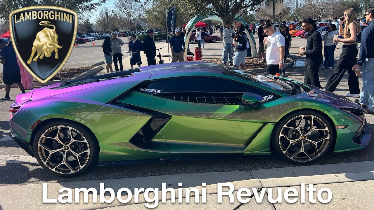 Lamborghini Revuelto with Verde Agave Color Changing Paint
