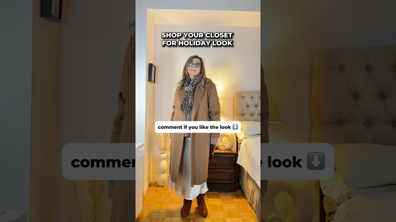 Holiday look from your closet👉description #holidaylooks #holidayoutfit #holidayinspo #holidaystyle