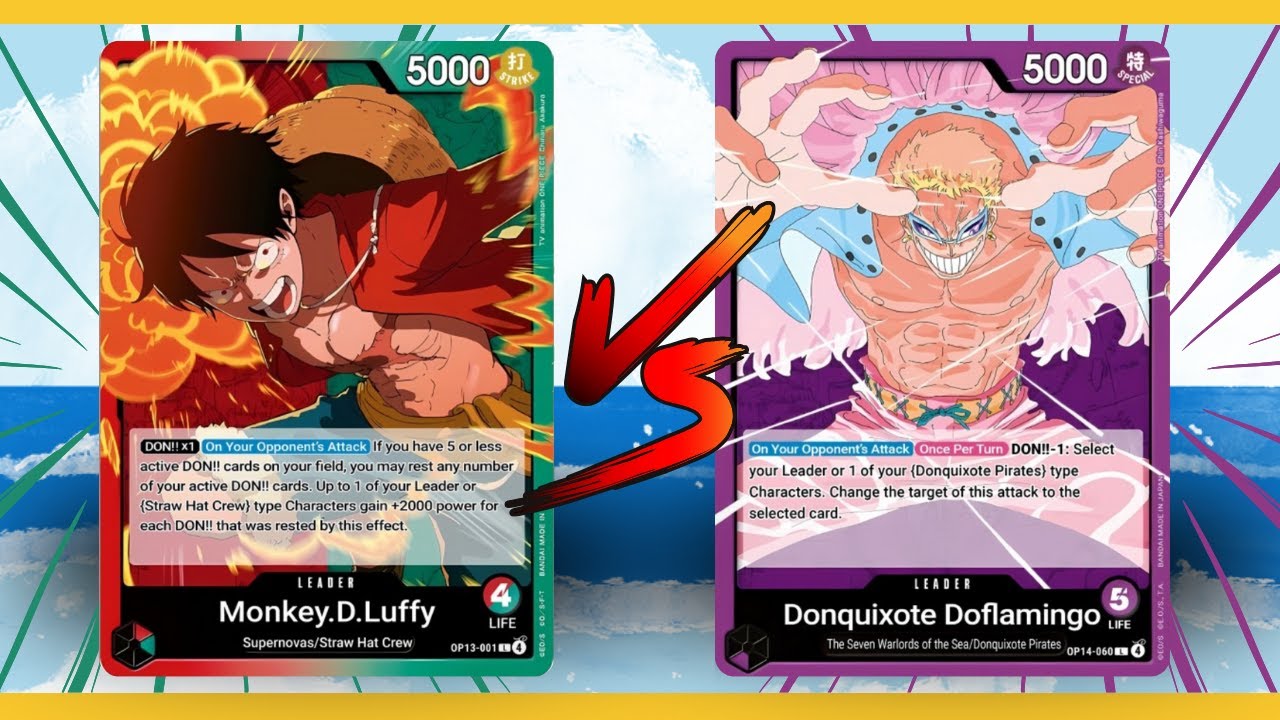 [OP14] RG Luffy Gameplay | HEAVYWEIGHT Showdown w/ Purple Doffy