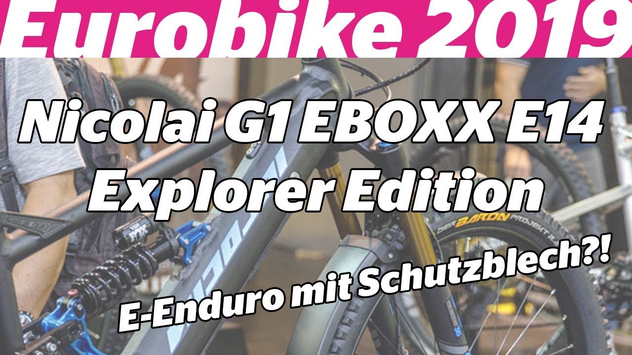 Eurobike 2019: First Look - Nicolai G1 EBOXX E14 Explorer Edition