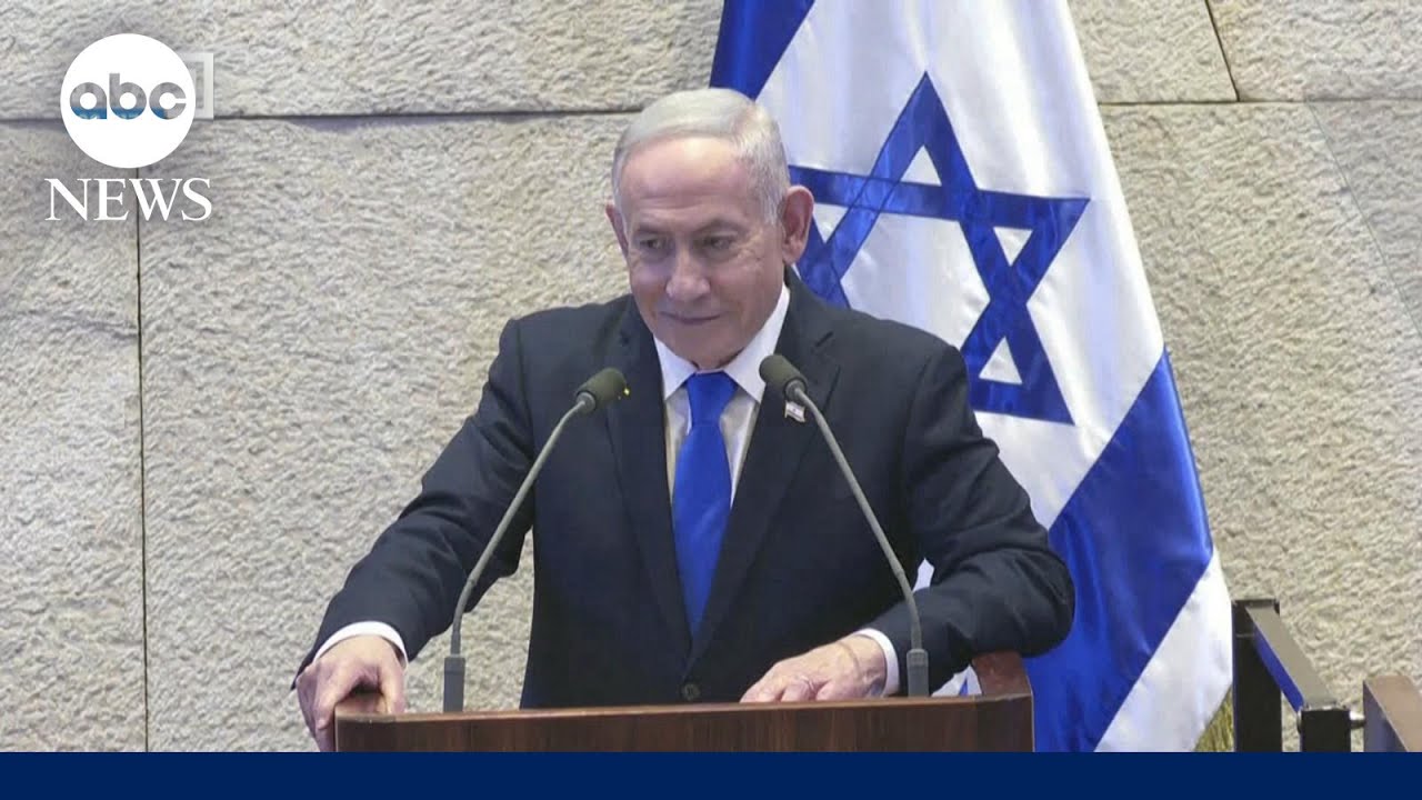 Israeli PM Netanyahu thanks 'our great friend' Trump at the Knesset