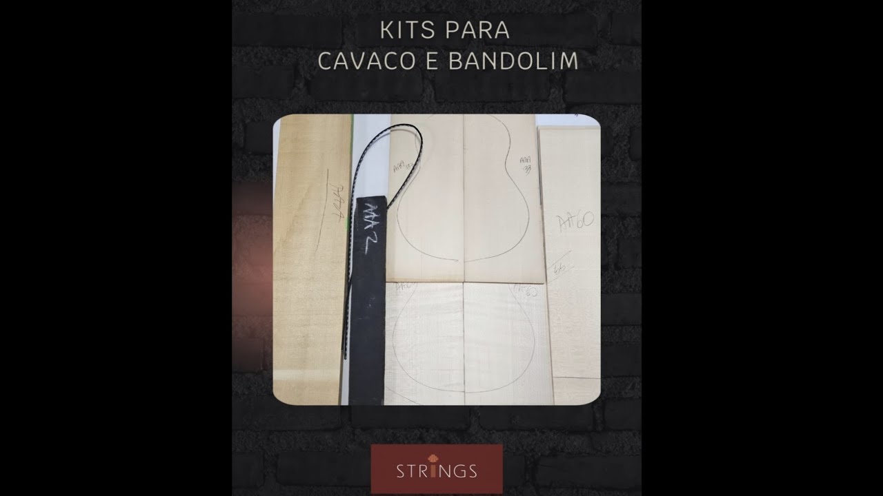 Kit para cavaco e bandolim