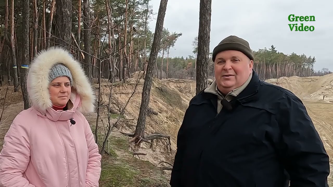 В.Ловчиновский, С.Кураксина о ситуации с рубкой леса, добычей песка и правопорядком в поселке Жихарь