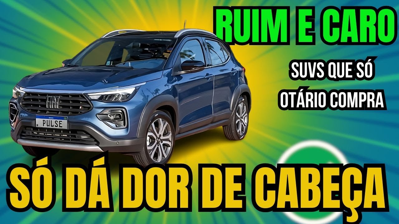 OS 7 PIORES SUVS DO BRASIL EM 2025 (FUJA DESSAS BOMBAS)