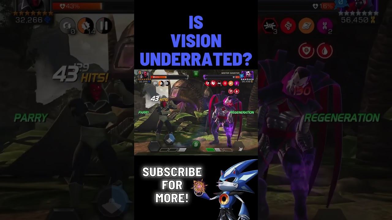 Is Deathless Vision ALREADY Underrated? #marvel #mcoc #sonic #mcocgameplay #gaming