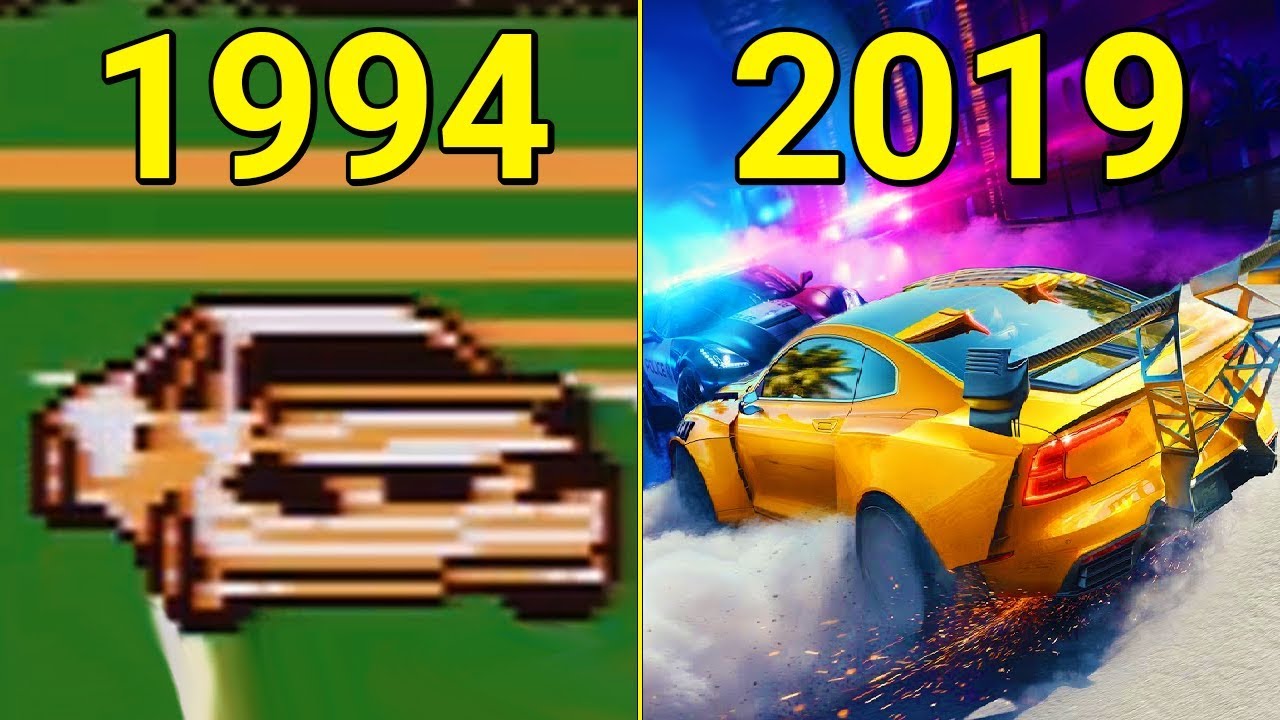 Evolution of Need for Speed Games 1994-2019