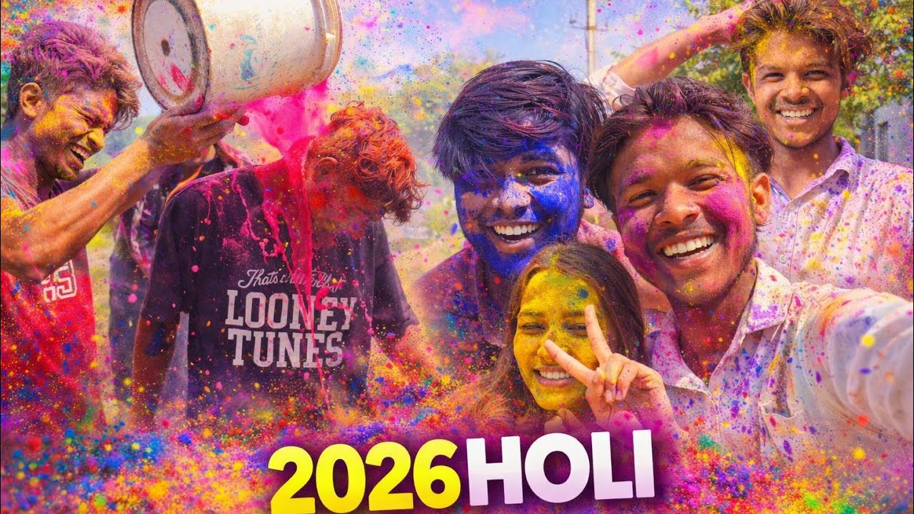  unexpected ‼️2026 Holi   __ ফাকুৱাৰ উপলক্ষে কিছু মূহুর্ত।   #vloglife #viralvideo #funnyvideo 