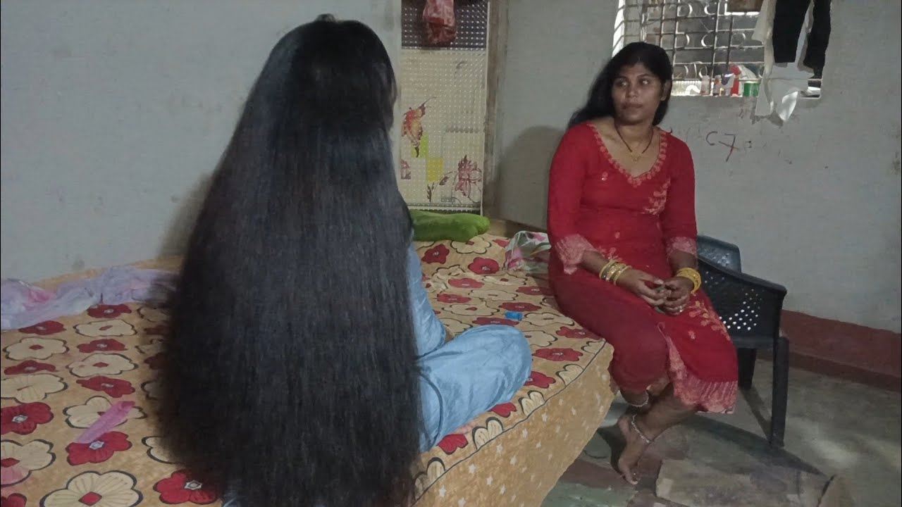 New model chandani hair play