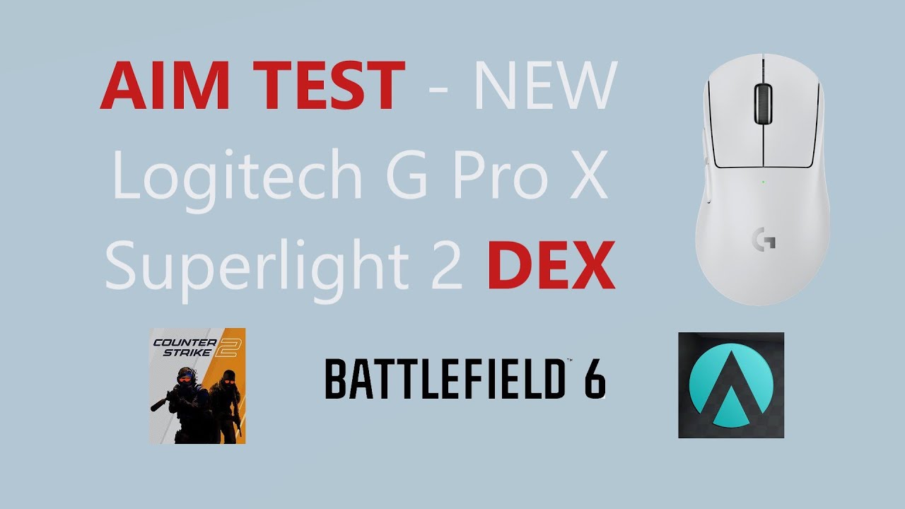 Aim testing the NEW Logitech DEX mouse. Counter-Strike Multi-Nationals Champ- CS, BF6, Aimlabs. 38YO