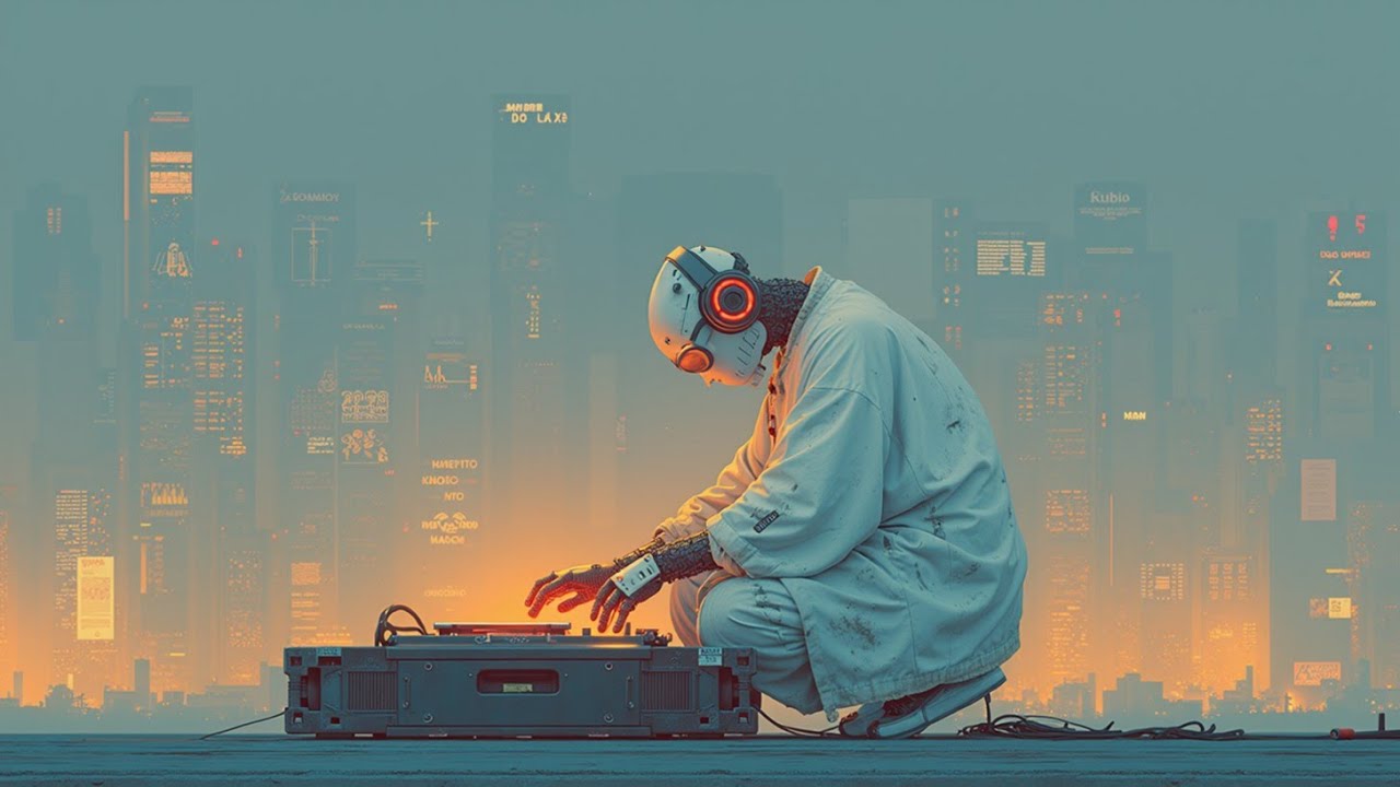 Deep Melodic Techno Trance Mix | Киберпанк музыка для фокуса: идеальные вайбы для учебы и работы