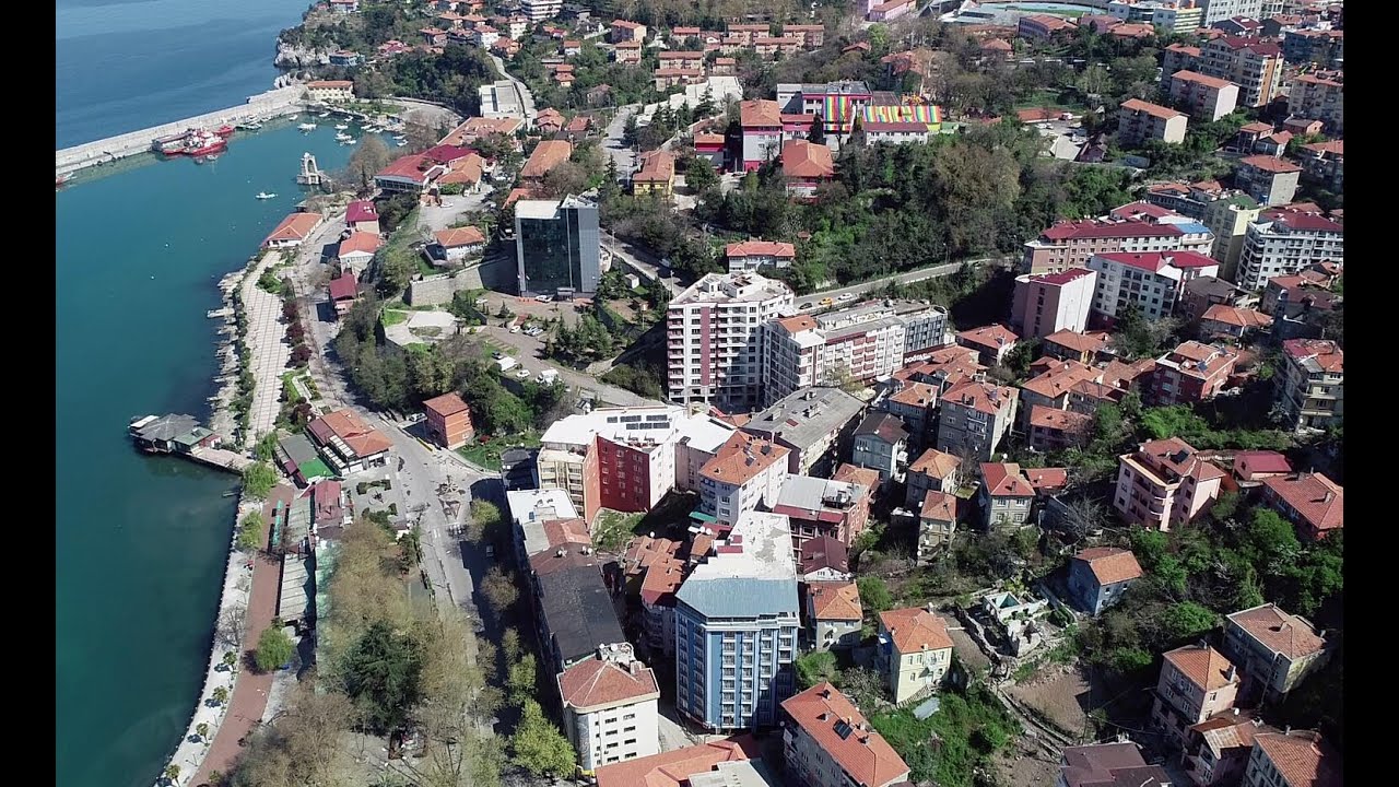 Zonguldak, kısıtlamanın ilk gününde havadan görüntülendi