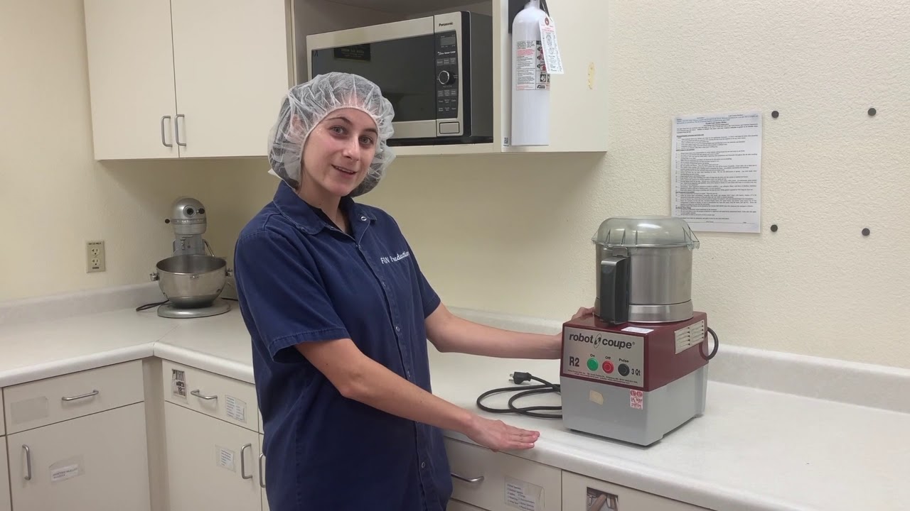 Robot Coupe industrial food processor demo
