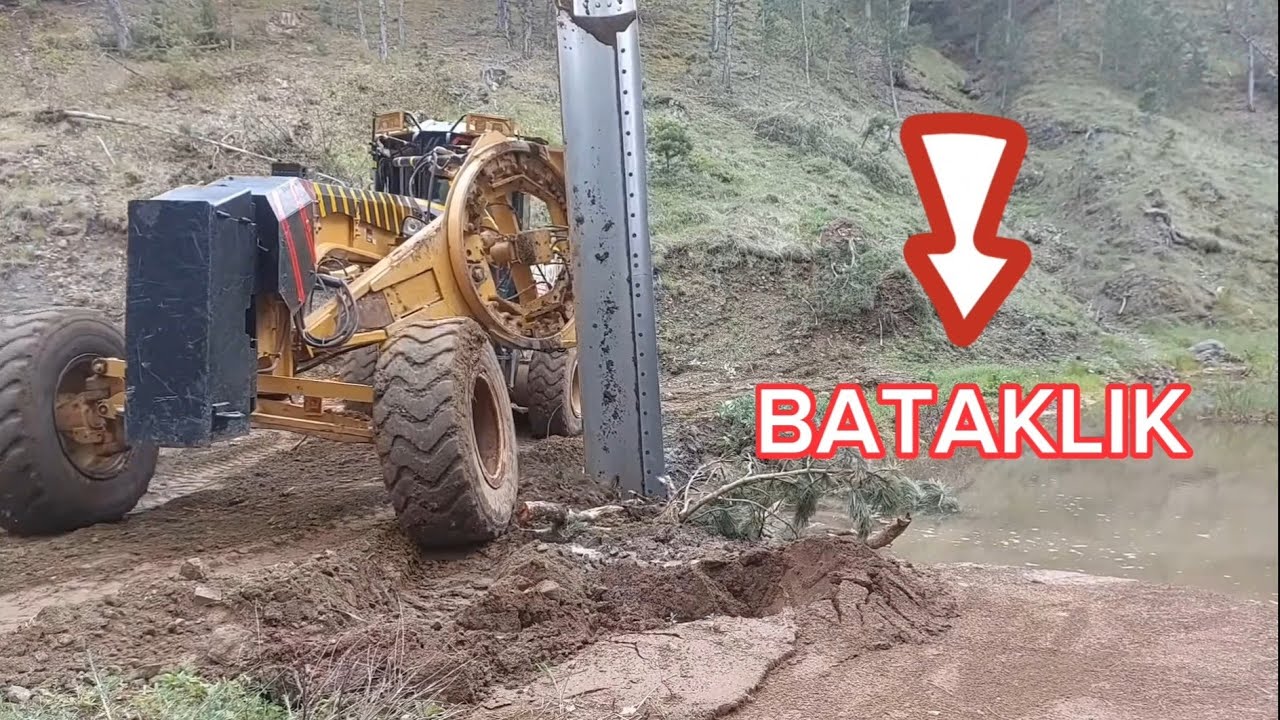 CAT 140M BATAKLIK CANAVARI~SWAMP MONSTER~YAPAY BORU NASIL YAPILIR~HOW TO MAKE ARTIFICIAL PIPE#keşfet