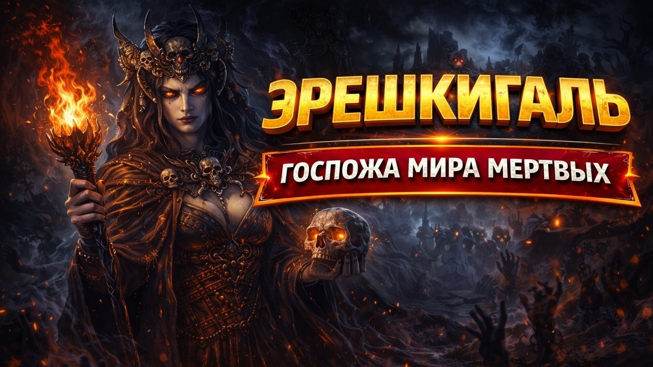 👑 ЭРЕШКИГАЛЬ — Владычица мира мёртвых | Исповедь тьмы