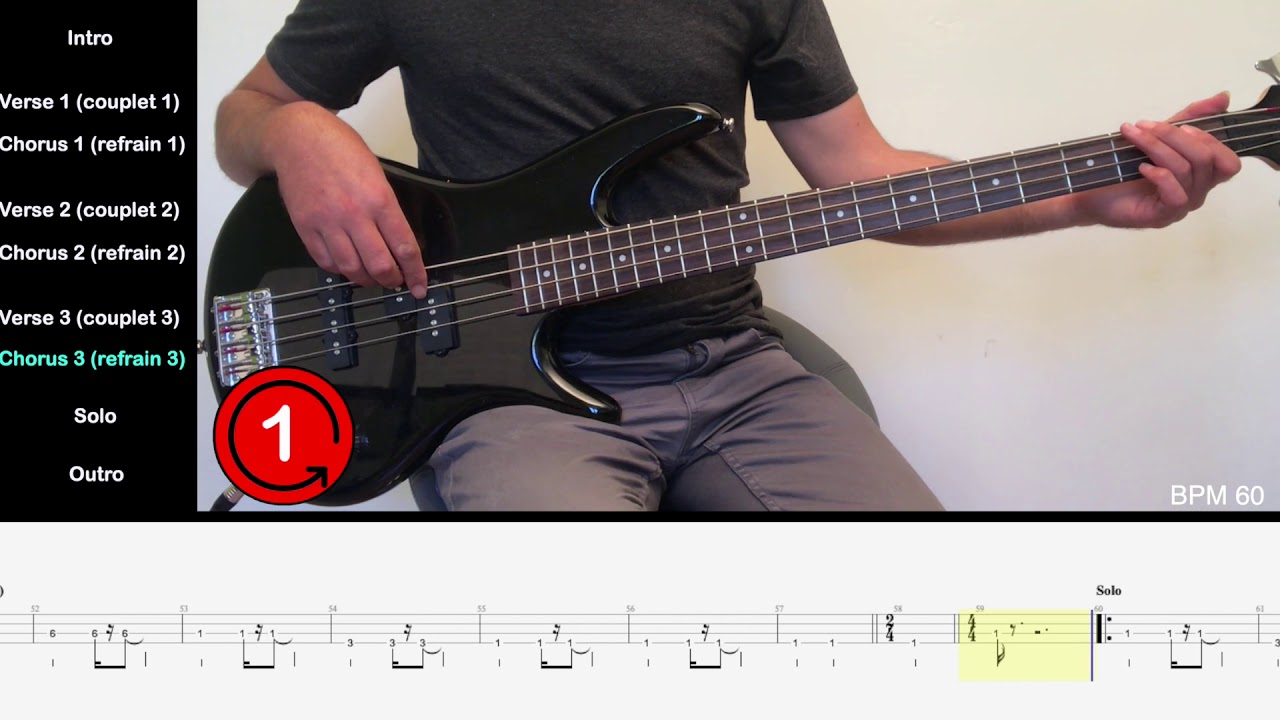 Cours de Basse - Apprends à jouer Purple rain de Prince à la Basse