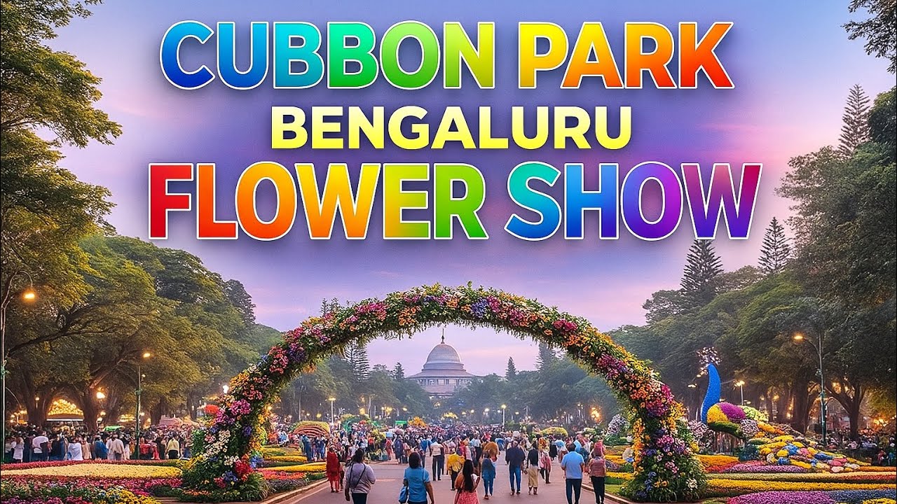 Bengaluru Blooms | Cubbon Park Flower Show 2025 | Shopping | Stalls | Travel | 4K