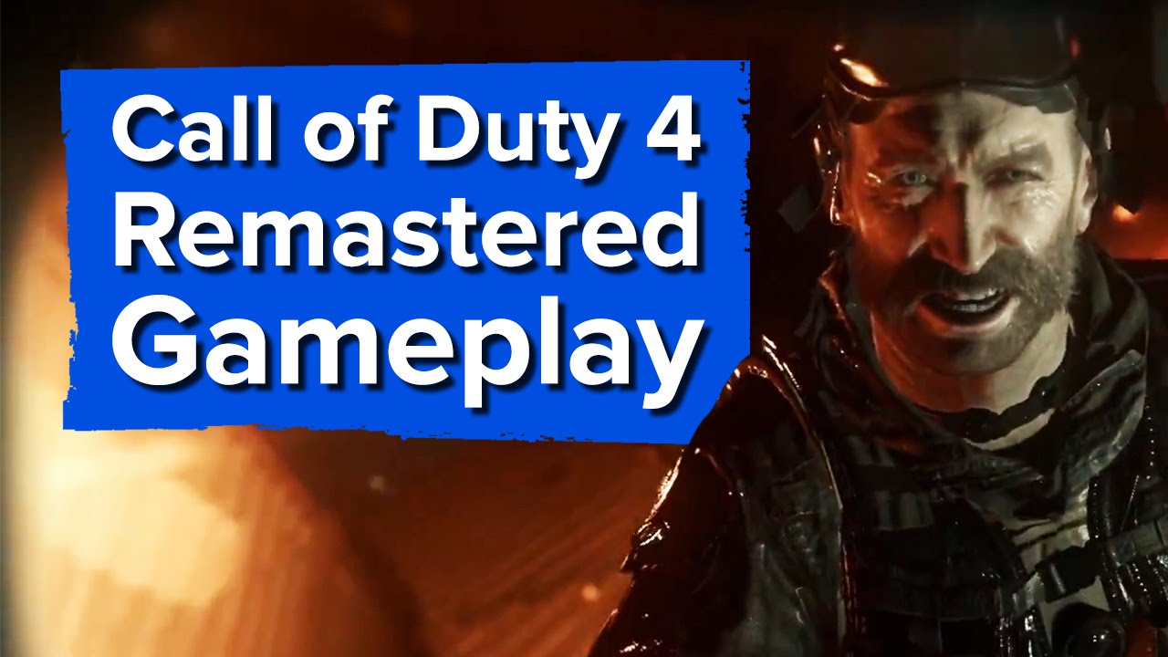 Call of Duty 4: Modern Warfare Remastered gameplay - Crew Expendable