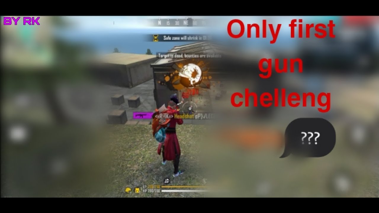 Only first gun challenge/Like #amitbhai.  😱😱😱😱😱