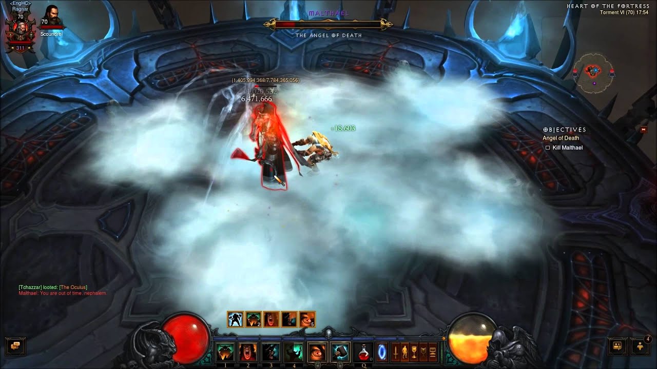 DIABLO III - ROS - HARDCORE - Torment VI - Malthael The Angel of Death