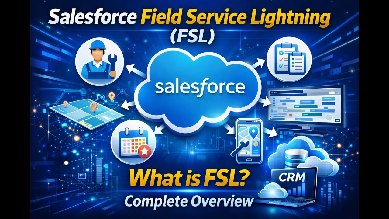 Объяснение Salesforce Field Service Lightning (FSL) | Что, зачем и как это работает (2026)