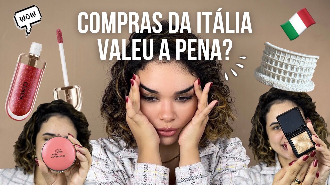 MINHAS COMPRINHAS DA ITÁLIA 🇮🇹 | presentes, makes, lembranças