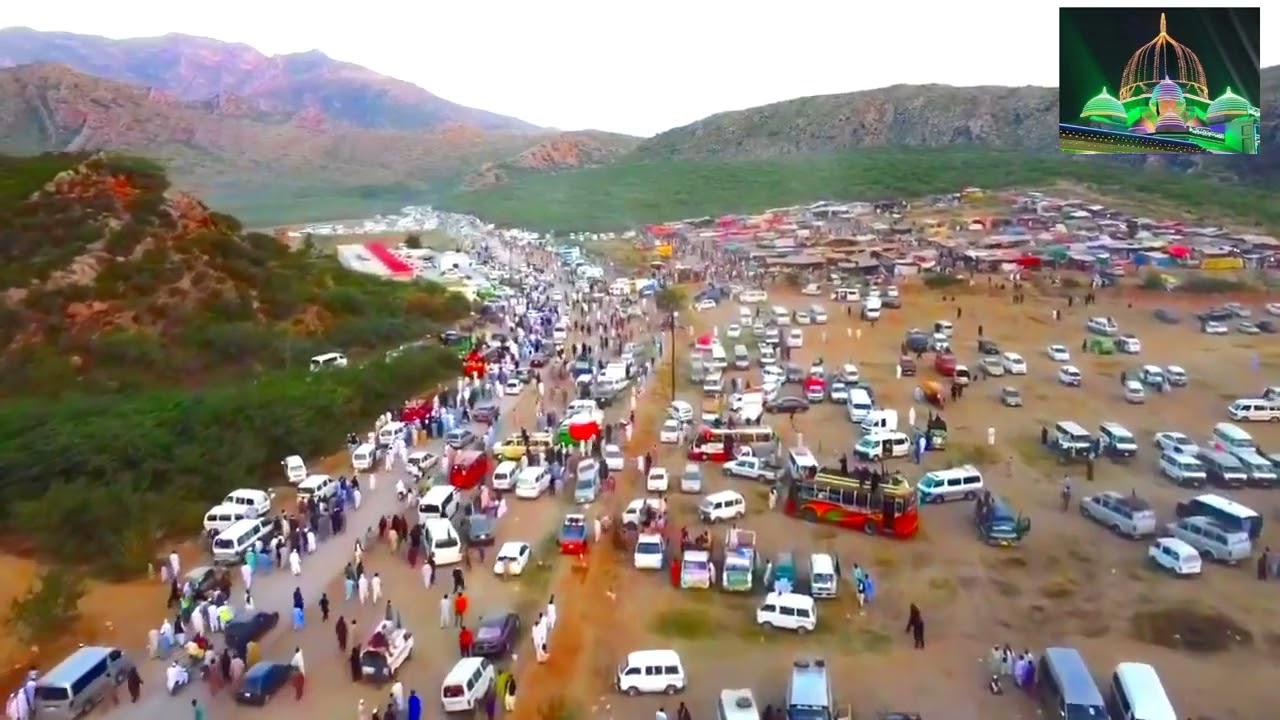 Hazrat Khawaja Zinda Peer Uras Ghamkol sharif Kohat .. Trafic Video . ( Ghamkol Karamat)