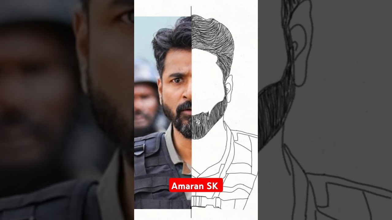 Amaran drawing sivakarthikeyan SK | SK na summava #amaran #sivakarthikeyan #saipallavi
