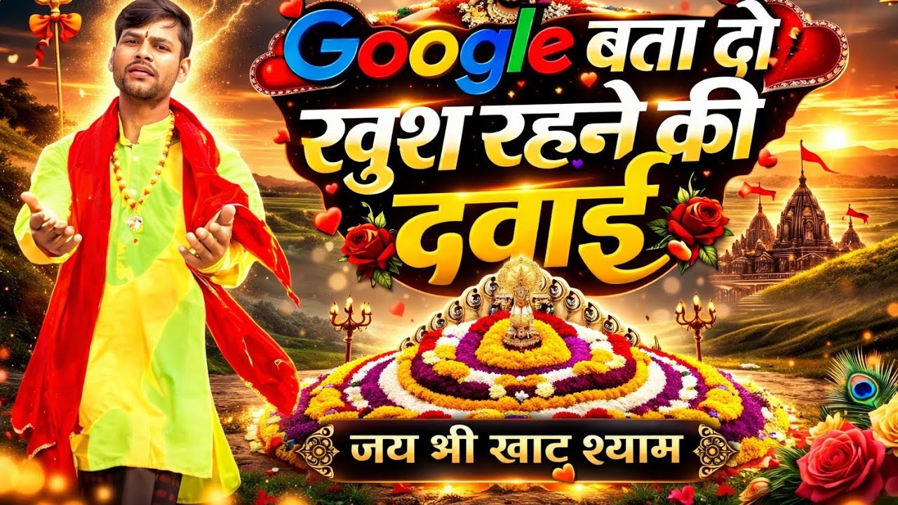 खाटू बाबा बता दो खुश रहने की दवाई🥰khatu shyam bhajan❤️ Khatu baba bata do khush rahne ki dawai​