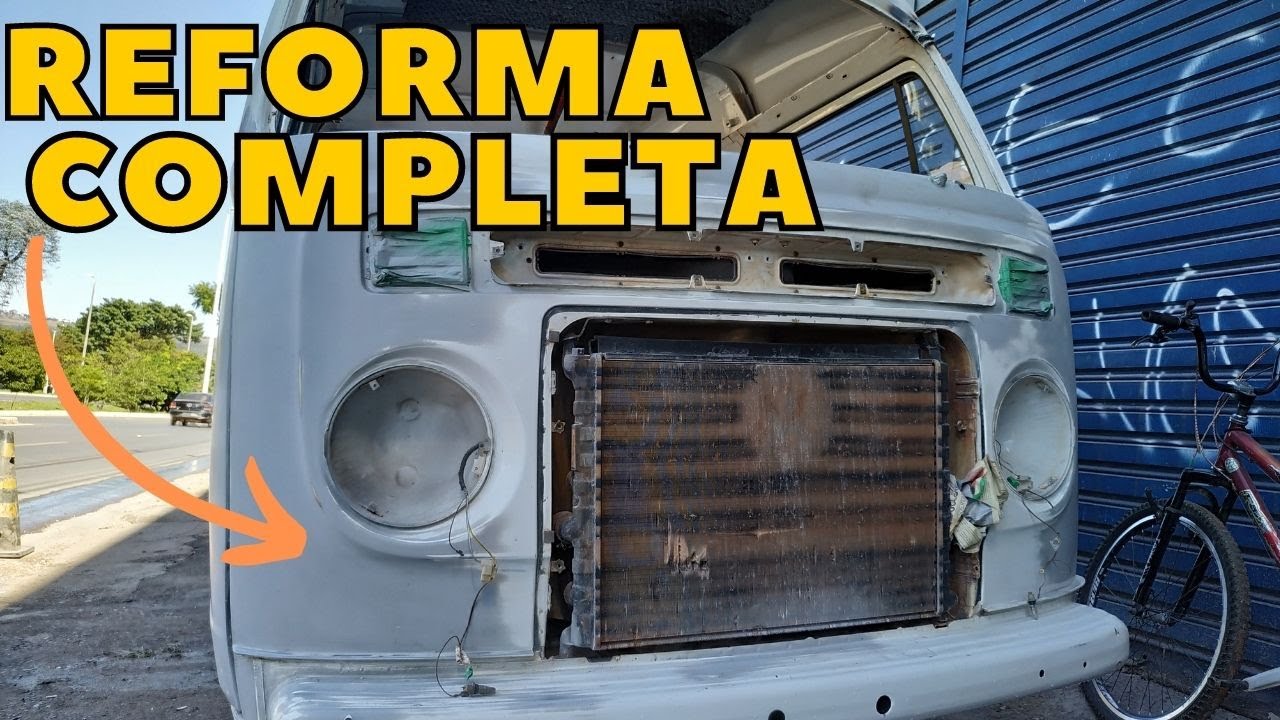 TIRE OS VIDROS DA KOMBI ANTES DE PINTAR. FUNILARIA. #011