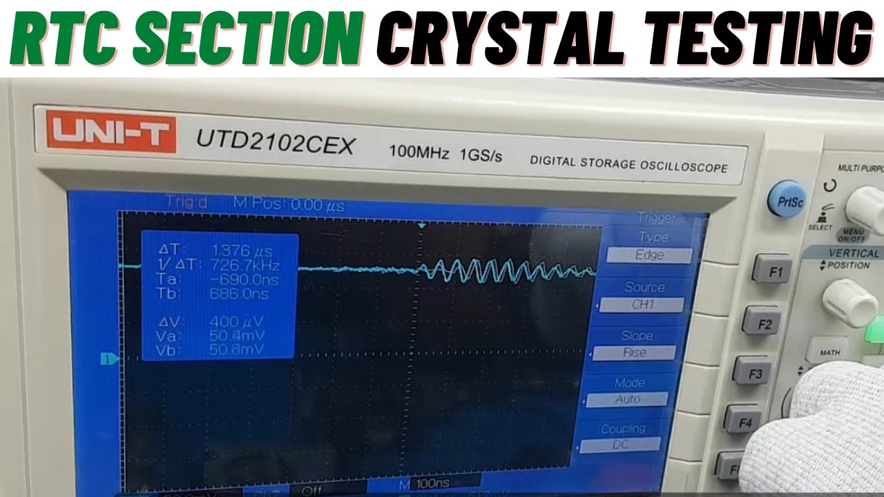 RTC Section Crystal Testing Practical | Hp 15 CKL50 La E801p |Advance  Online Chiplevel Video Course