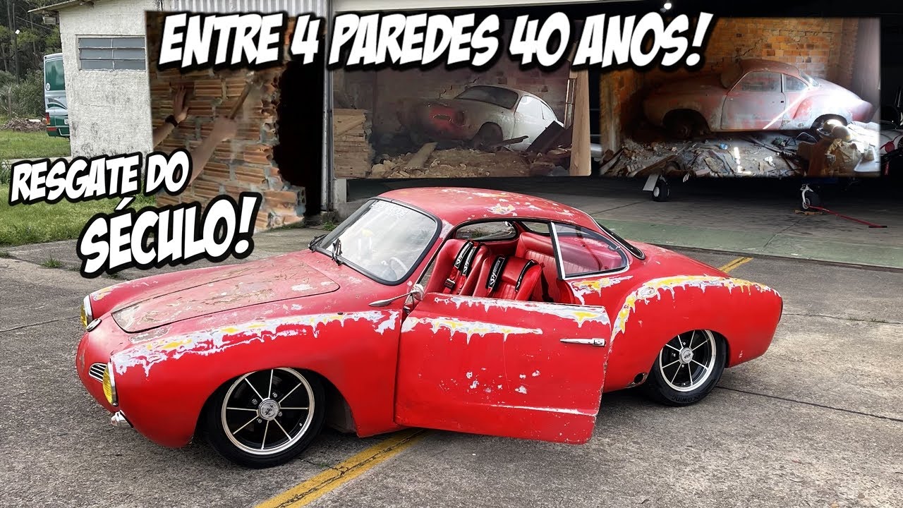 RESGATE DO KARMANN GHIA QUE A FAMÍLIA TRANCOU EM UM QUARTO (4 PAREDES) ESCURO POR MAIS DE 40 ANOS!
