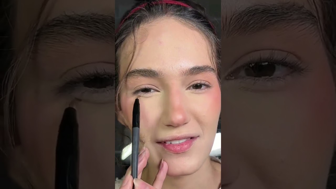 طريقة نفخة تحت العين😮#مكياج_خفيف #makeup #ميكب #العراق #السعودية #مصر #grwm #الجزائر #اكسبلور #قطر