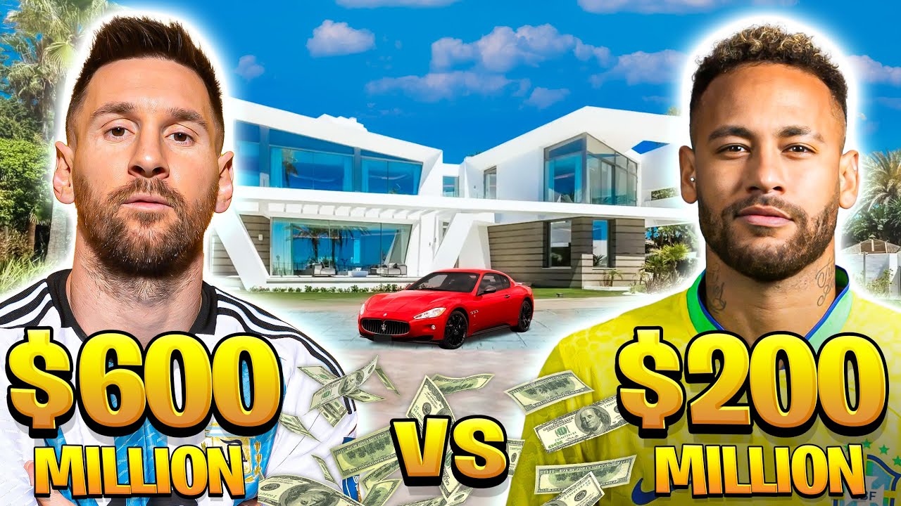 Lionel Messi VS Neymar Júnior - LIFESTYLE WAR