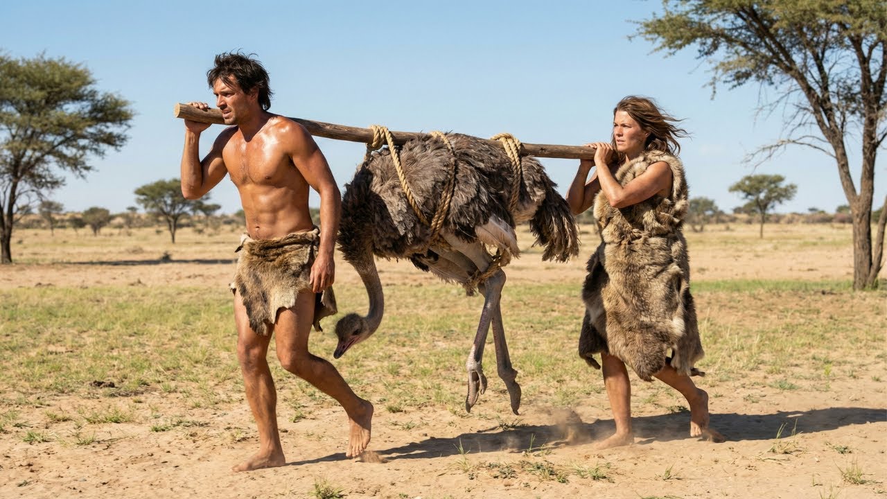 Prehistoric Life | A Deadly Confrontation Between Man and Ostrich