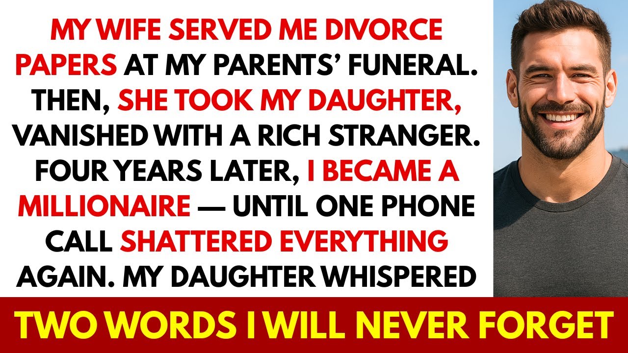 My Wife Served Me Divorce at My Parents’ Funeral—Then I Returned as a Millionaire to Save My Child