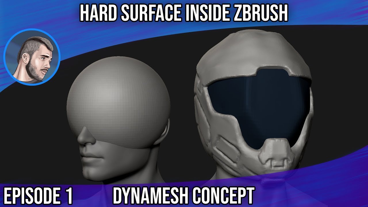 Hard Surface in Zbrush EP01 - Dynamesh Concept