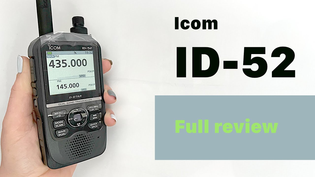 Флагманская любительская радиостанция Icom ID-52. Большой обзор
