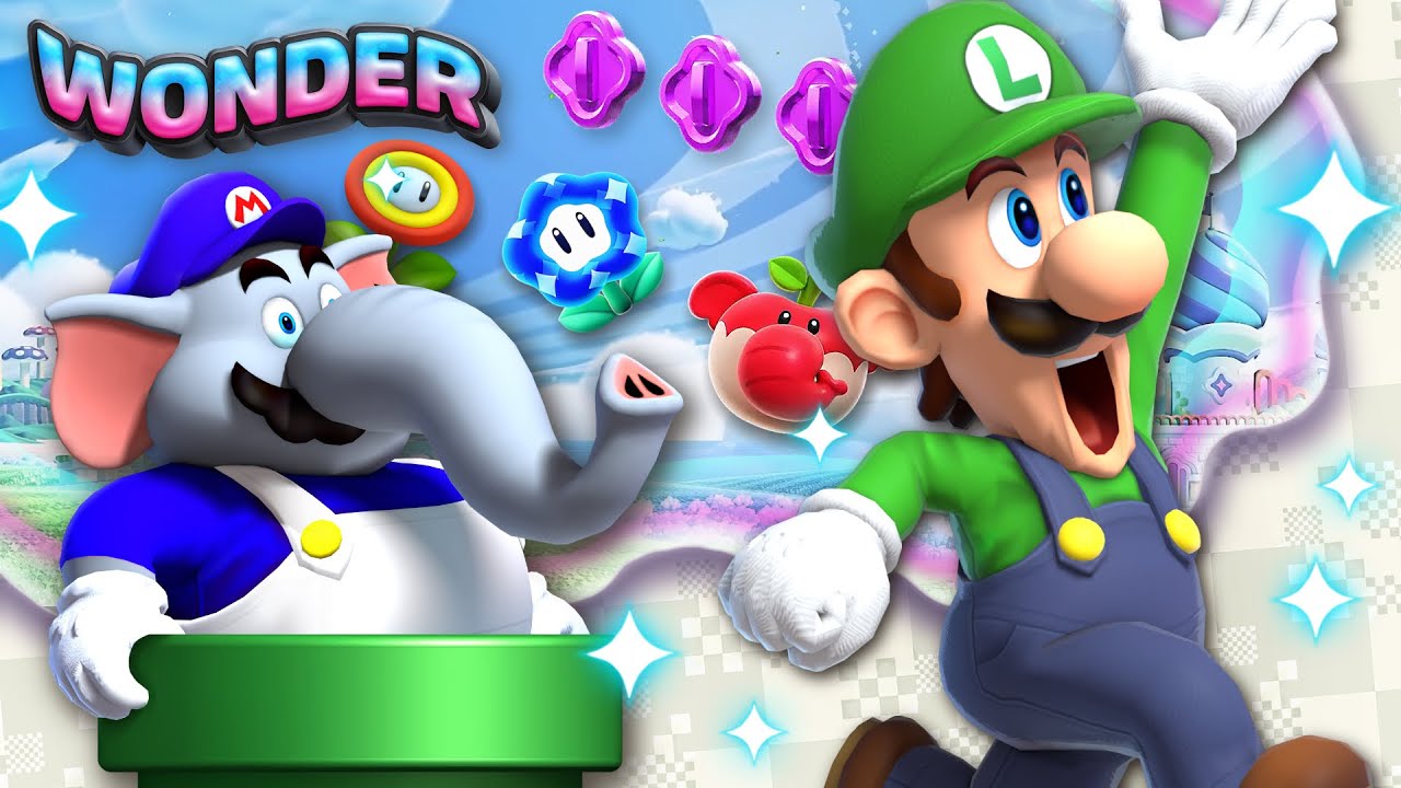 Луиджи и SMG4 Игра: SUPER MARIO BROS. WONDER