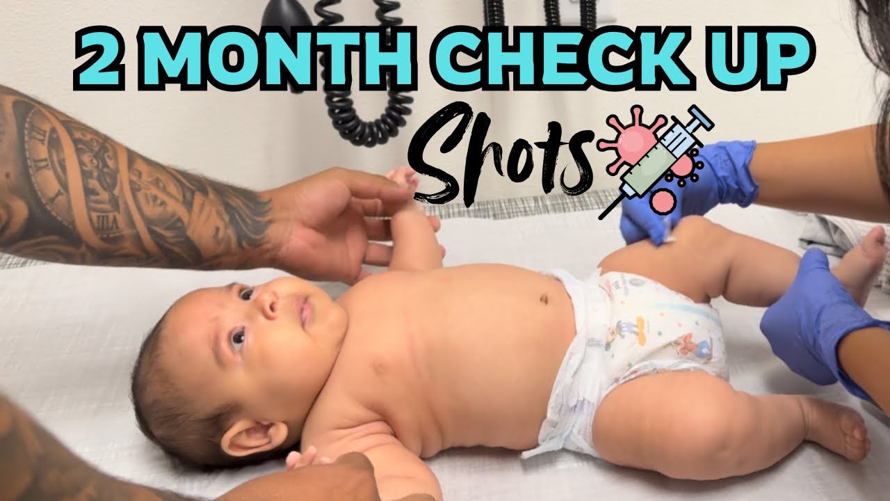 2 Month Old Check Up 🩺 | What To Expect | Shots 💉 