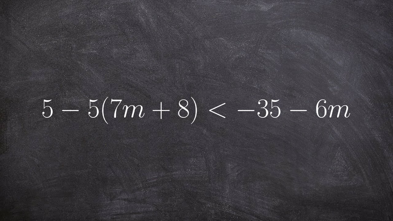 Solving a multi-step inequality and then graphing